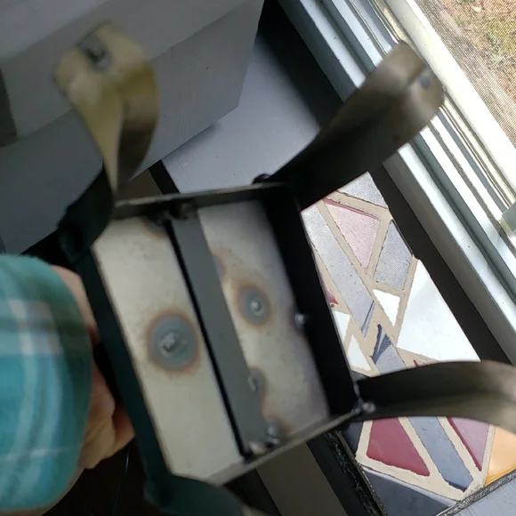 Black Metal Candle/plant Stand 12in - Picture 7 of 10